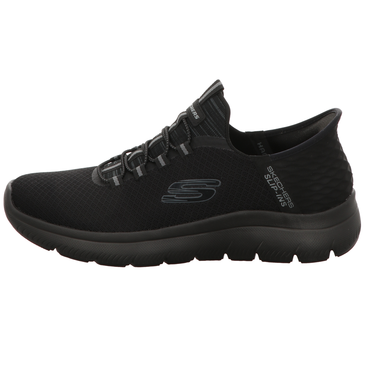 Skechers Herren Slipper Slip Ins Summits  High Range in schwarz