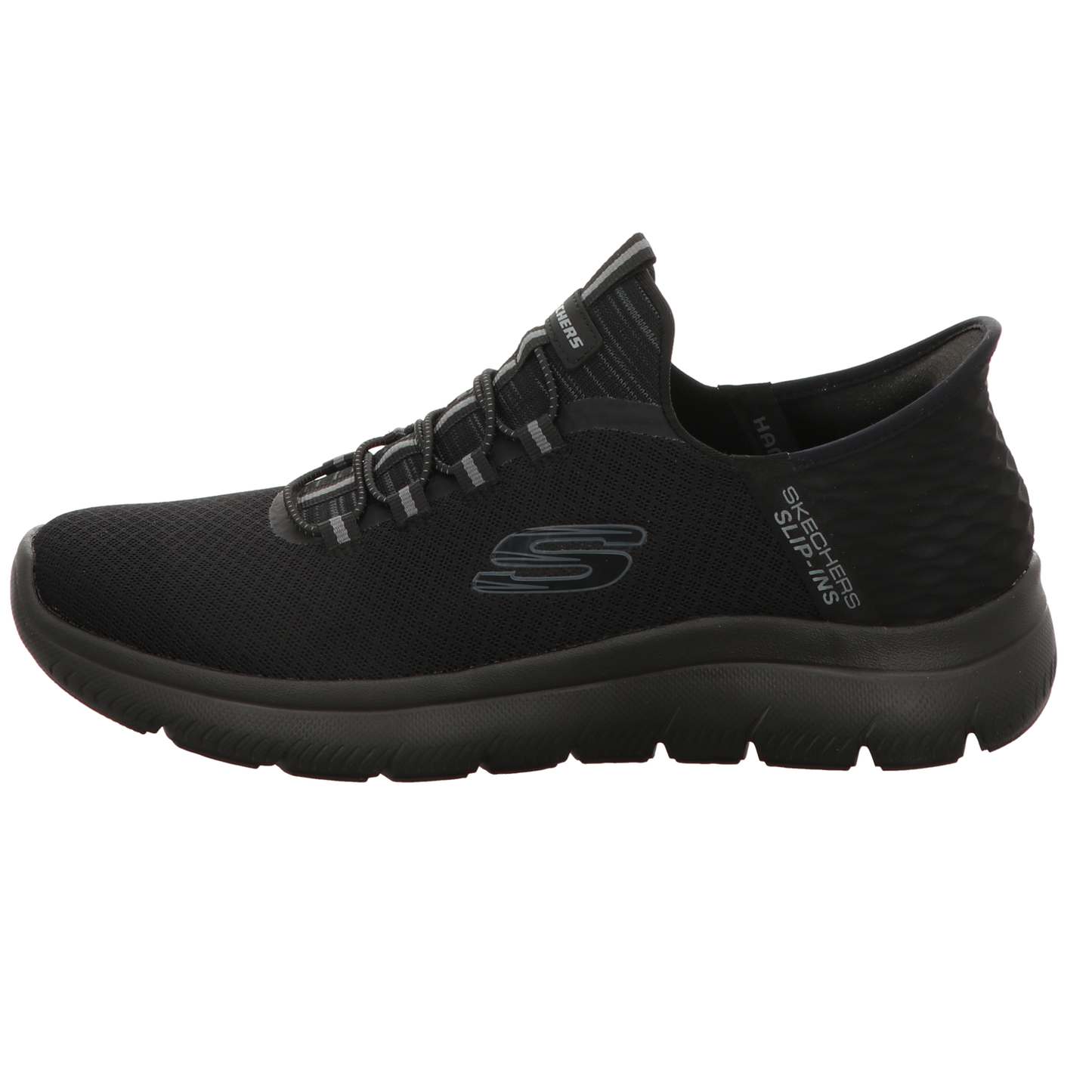 Skechers Herren Slipper Slip Ins Summits  High Range in schwarz