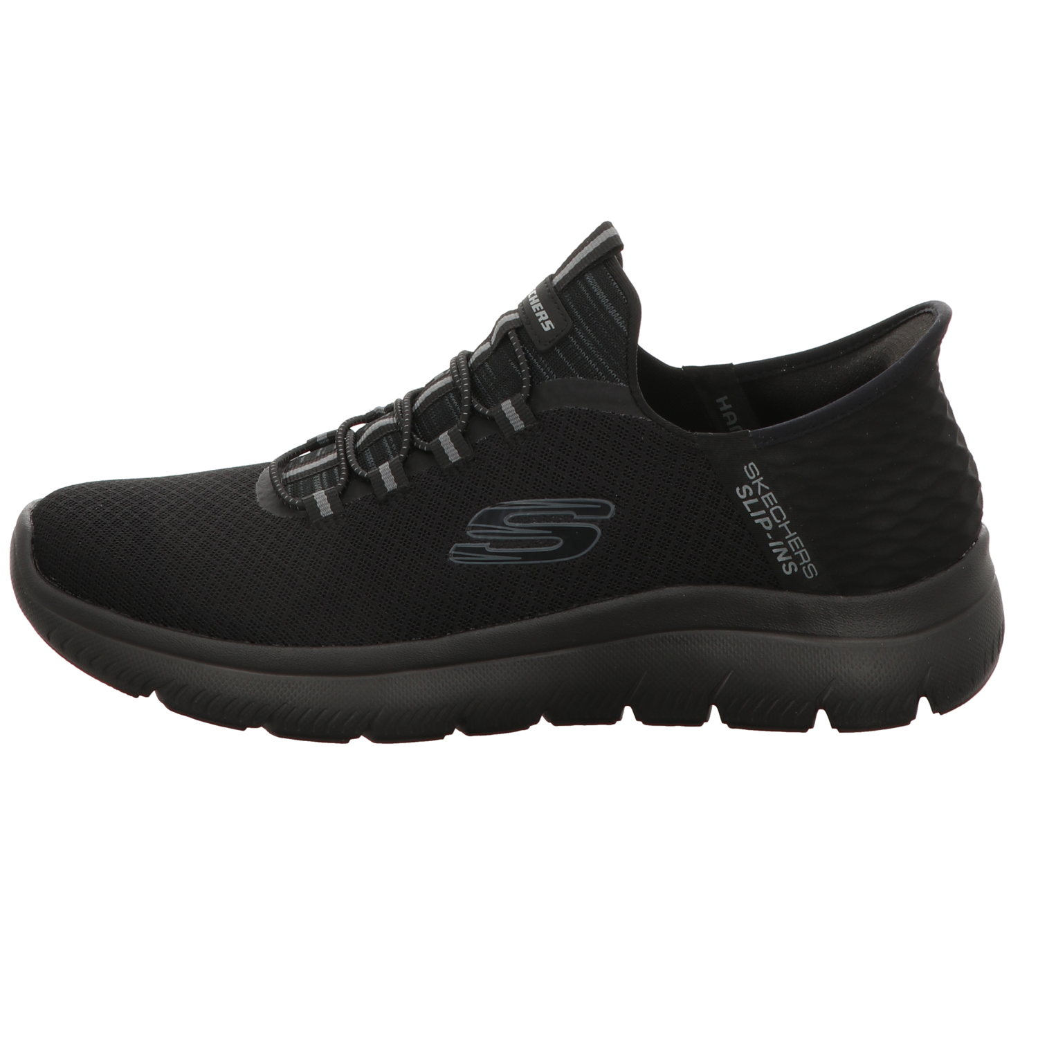 Skechers Herren Slipper Slip Ins Summits  High Range in schwarz