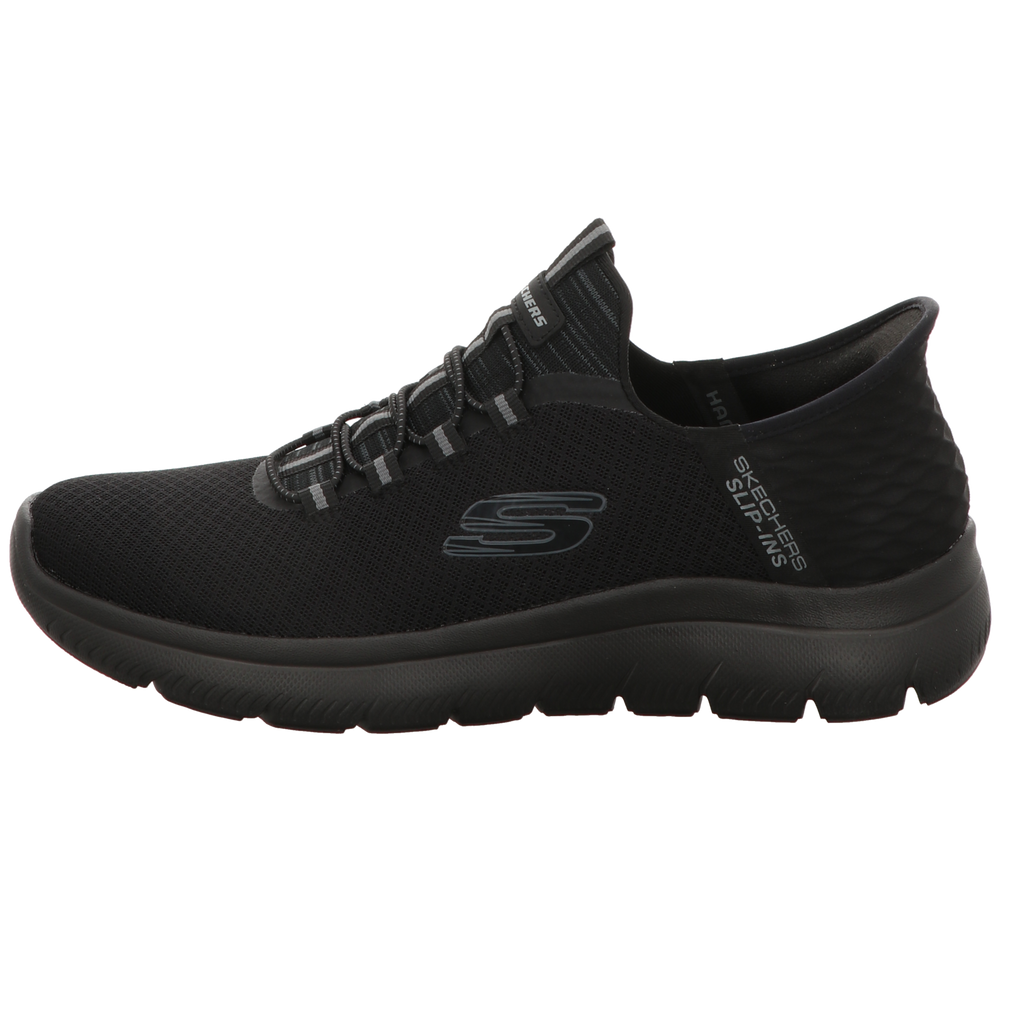 Skechers Herren Slipper Slip Ins Summits  High Range in schwarz