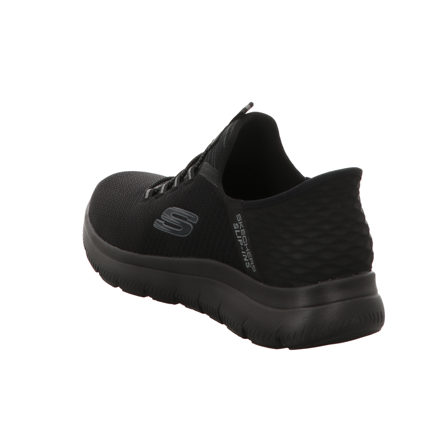 Skechers Herren Slipper Slip Ins Summits  High Range in schwarz