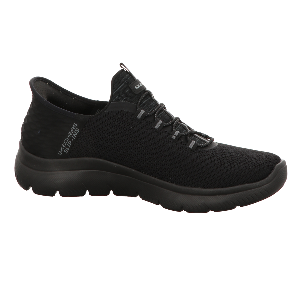 Skechers Herren Slipper Slip Ins Summits  High Range in schwarz