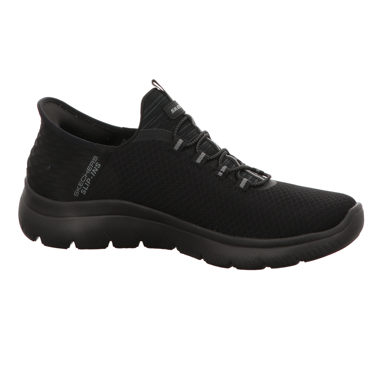 Skechers Herren Slipper Slip Ins Summits  High Range in schwarz