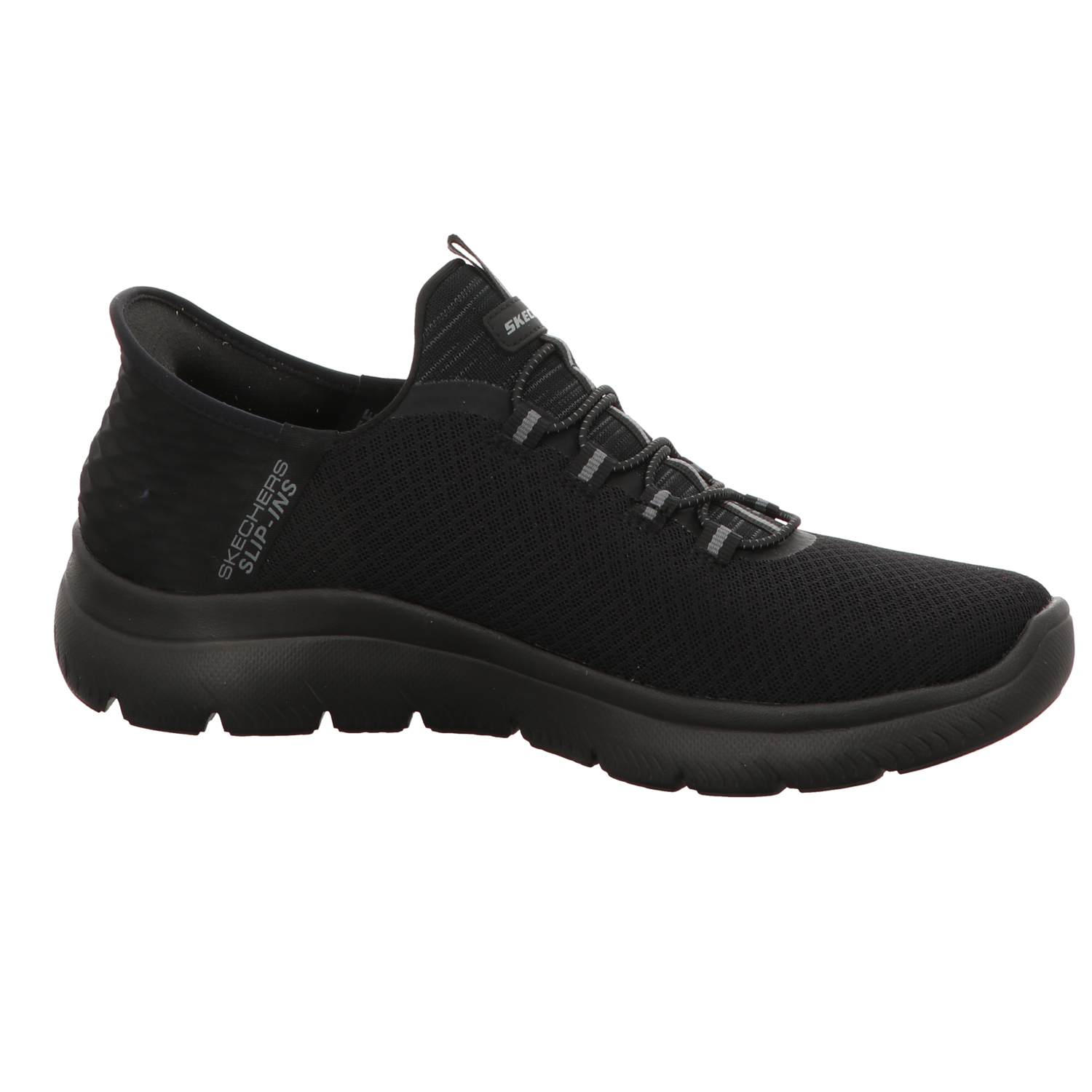 Skechers Herren Slipper Slip Ins Summits  High Range in schwarz