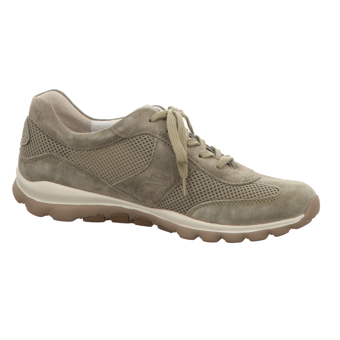 Gabor Damen Schnürschuh bequem Rolling Soft in gruen