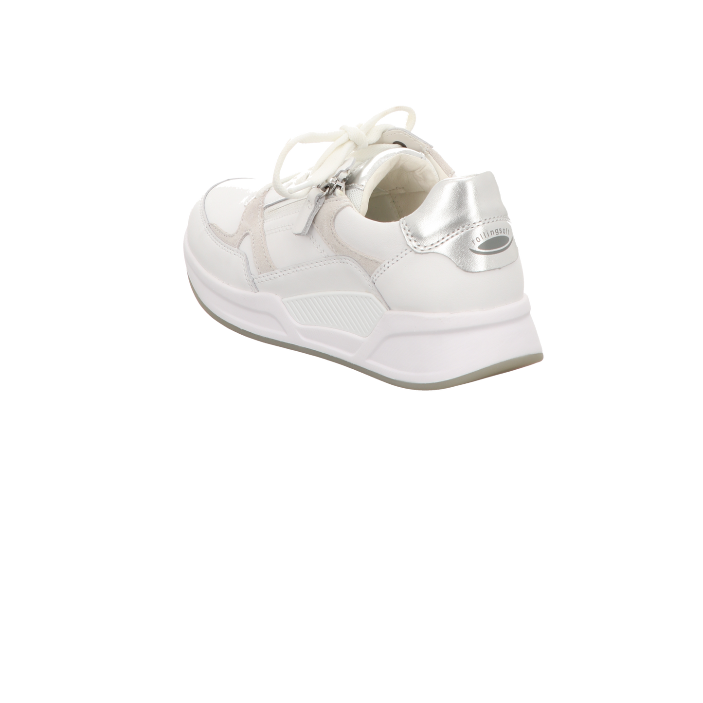 Gabor Damen Schnürschuh bequem  in weiss