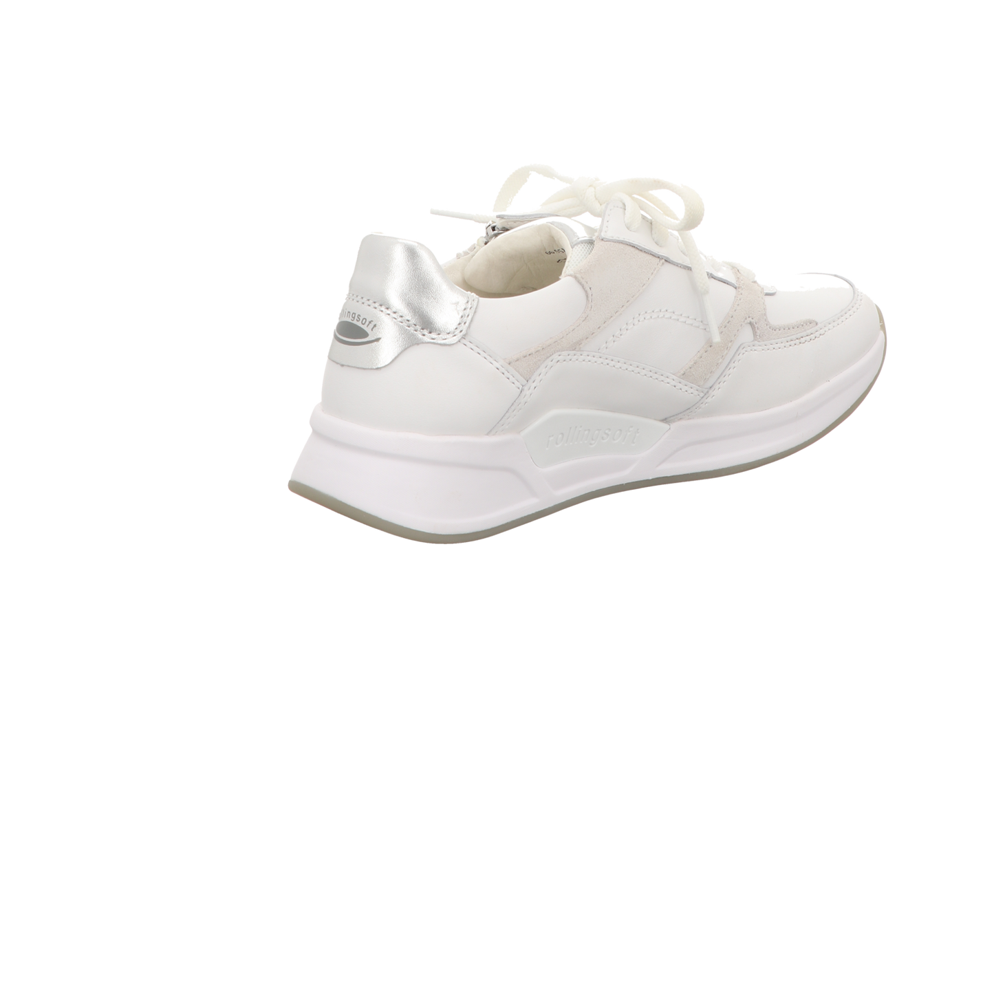 Gabor Damen Schnürschuh bequem  in weiss