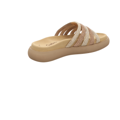 Gabor Damen Pantolette  in gold