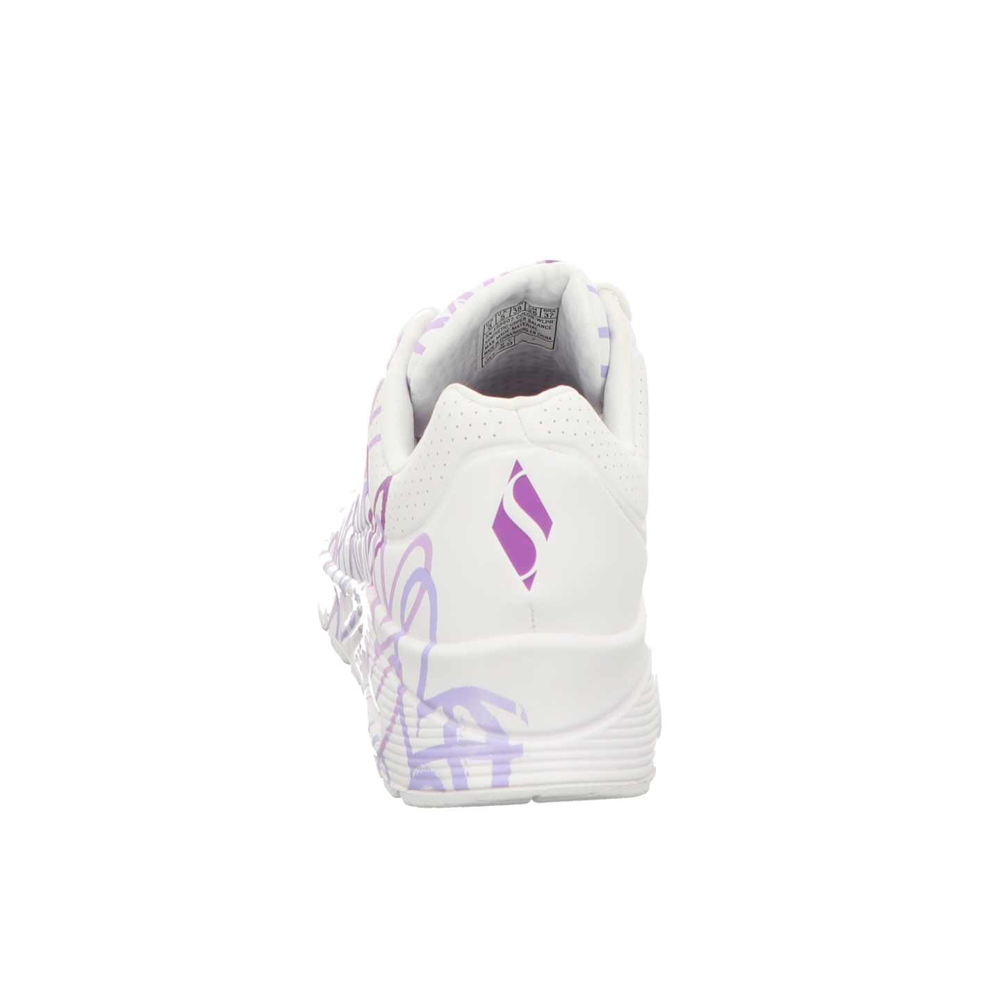 Skechers Damen Schnürschuh Uno-Gold Crown in weiss