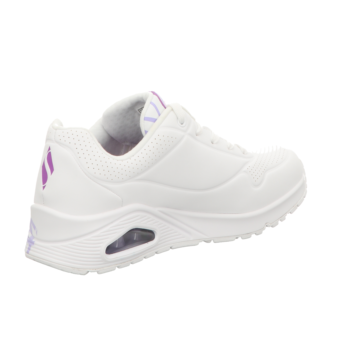 Skechers Damen Schnürschuh Uno-Gold Crown in weiss