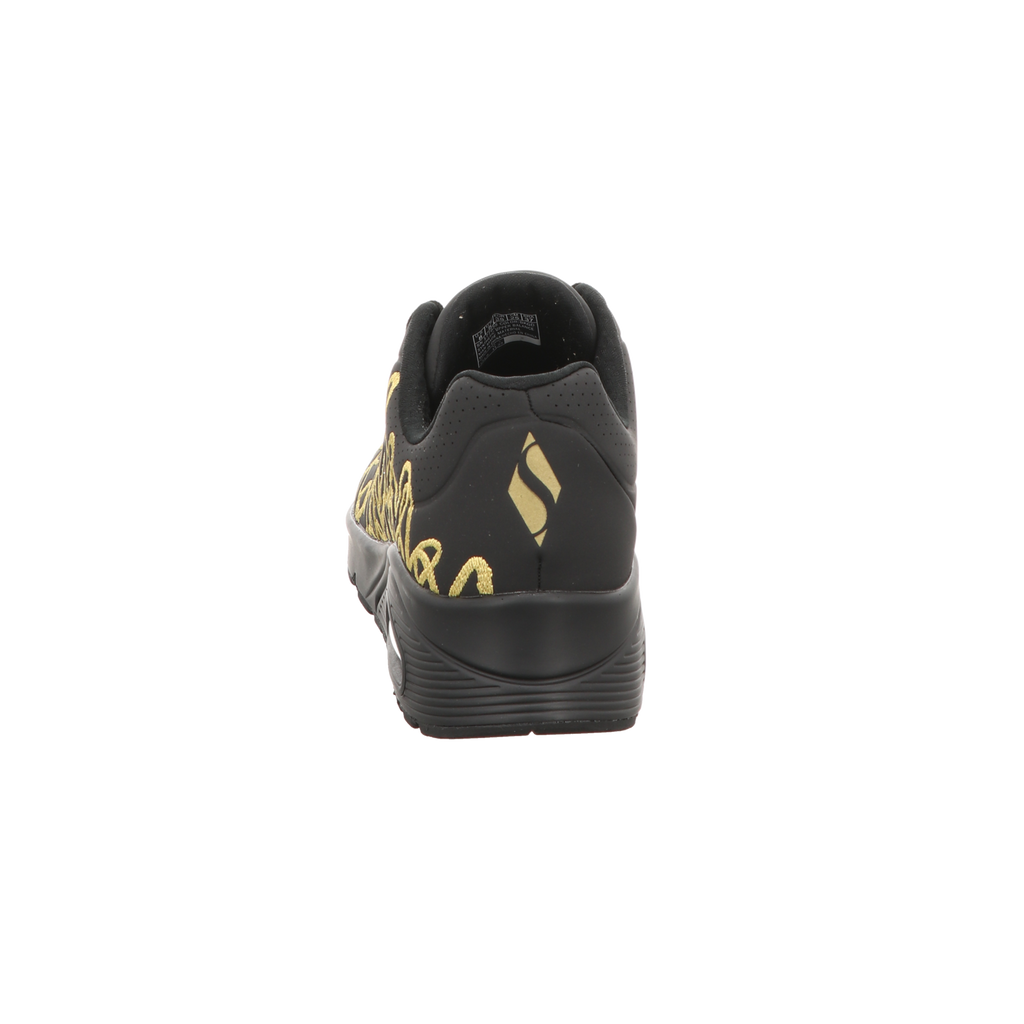 Skechers Damen Schnürschuh Uno-Golden Heart in schwarz