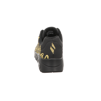 Skechers Damen Schnürschuh Uno-Golden Heart in schwarz