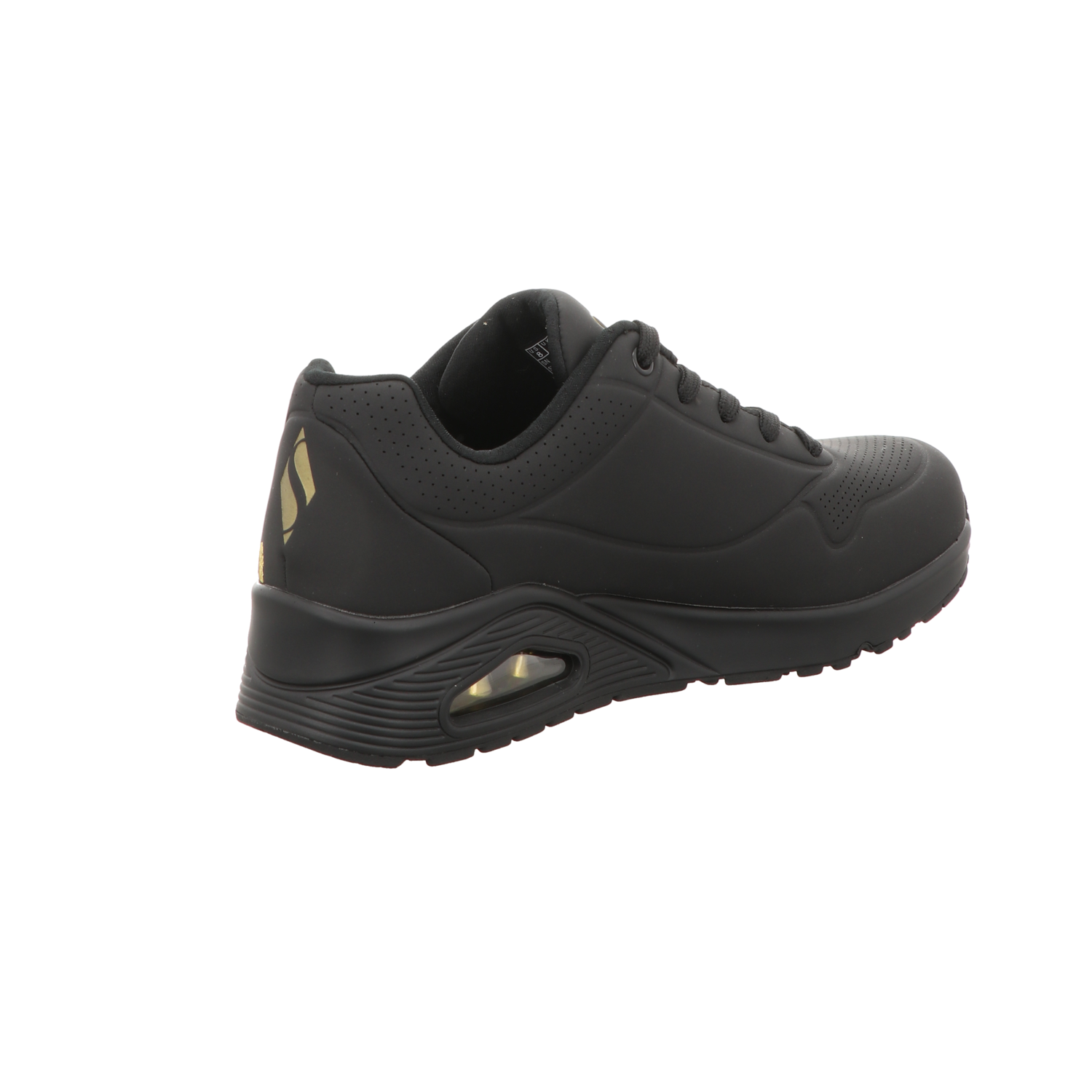 Skechers Damen Schnürschuh Uno-Golden Heart in schwarz