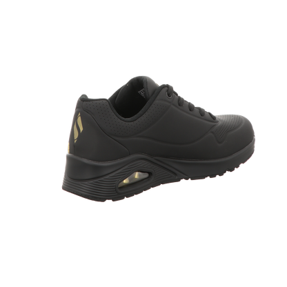 Skechers Damen Schnürschuh Uno-Golden Heart in schwarz