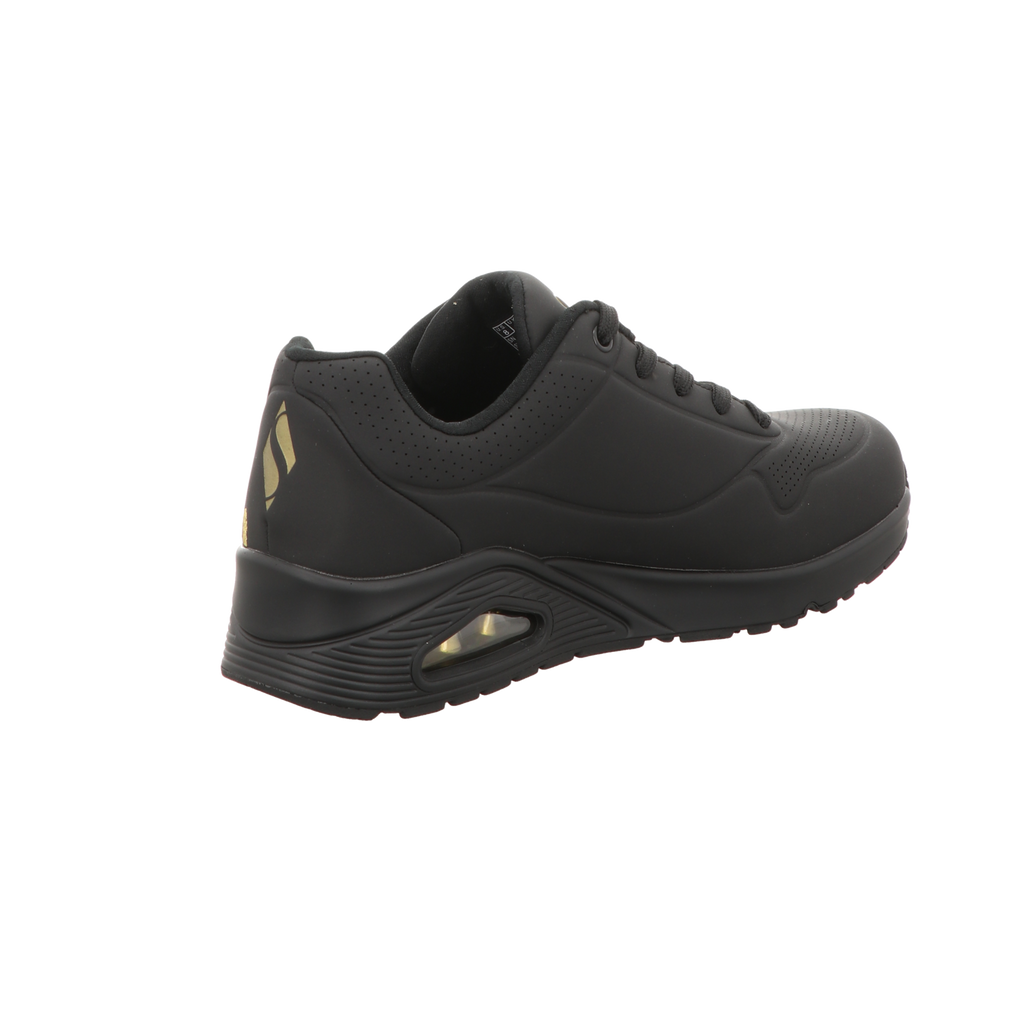 Skechers Damen Schnürschuh Uno-Golden Heart in schwarz