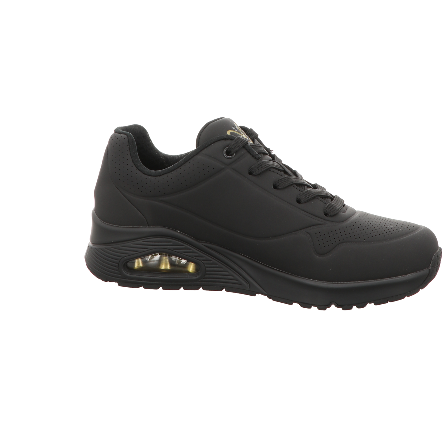 Skechers Damen Schnürschuh Uno-Golden Heart in schwarz