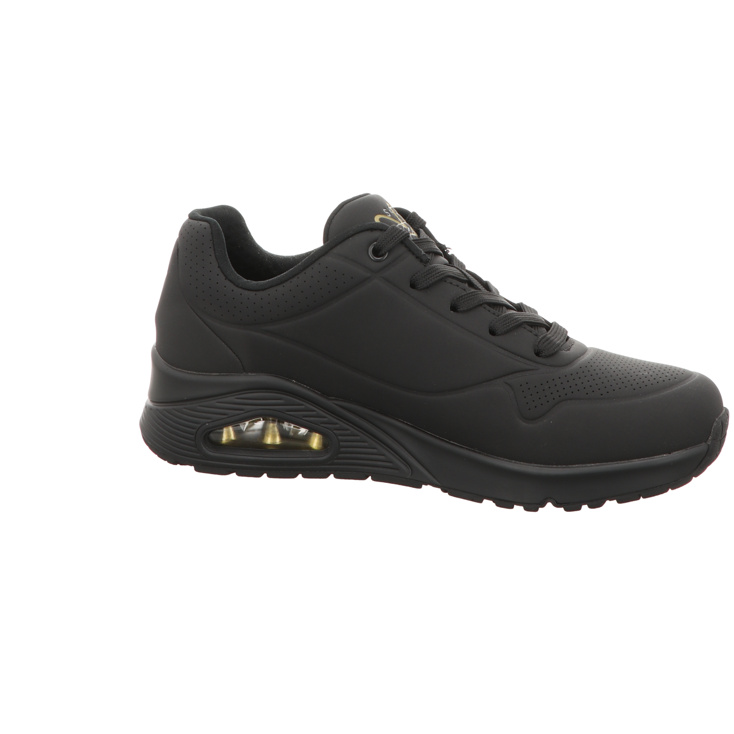Skechers Damen Schnürschuh Uno-Golden Heart in schwarz