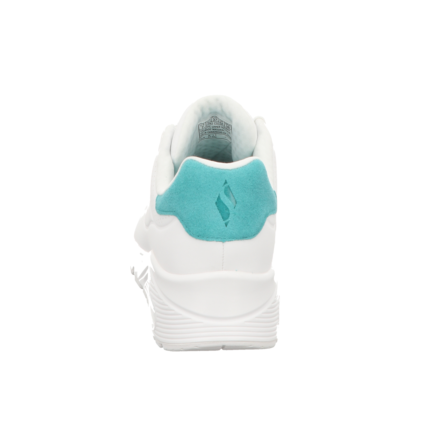 Skechers Damen Schnürschuh Uno-Pop Back in weiss