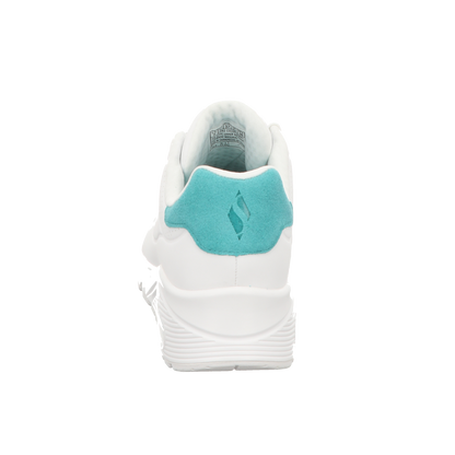 Skechers Damen Schnürschuh Uno-Pop Back in weiss