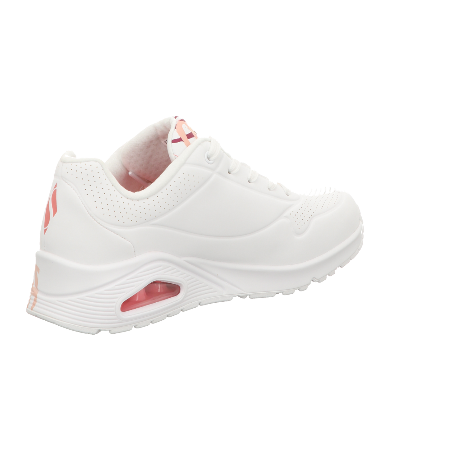 Skechers Damen Schnürschuh Uno-Goldcrown in weiss