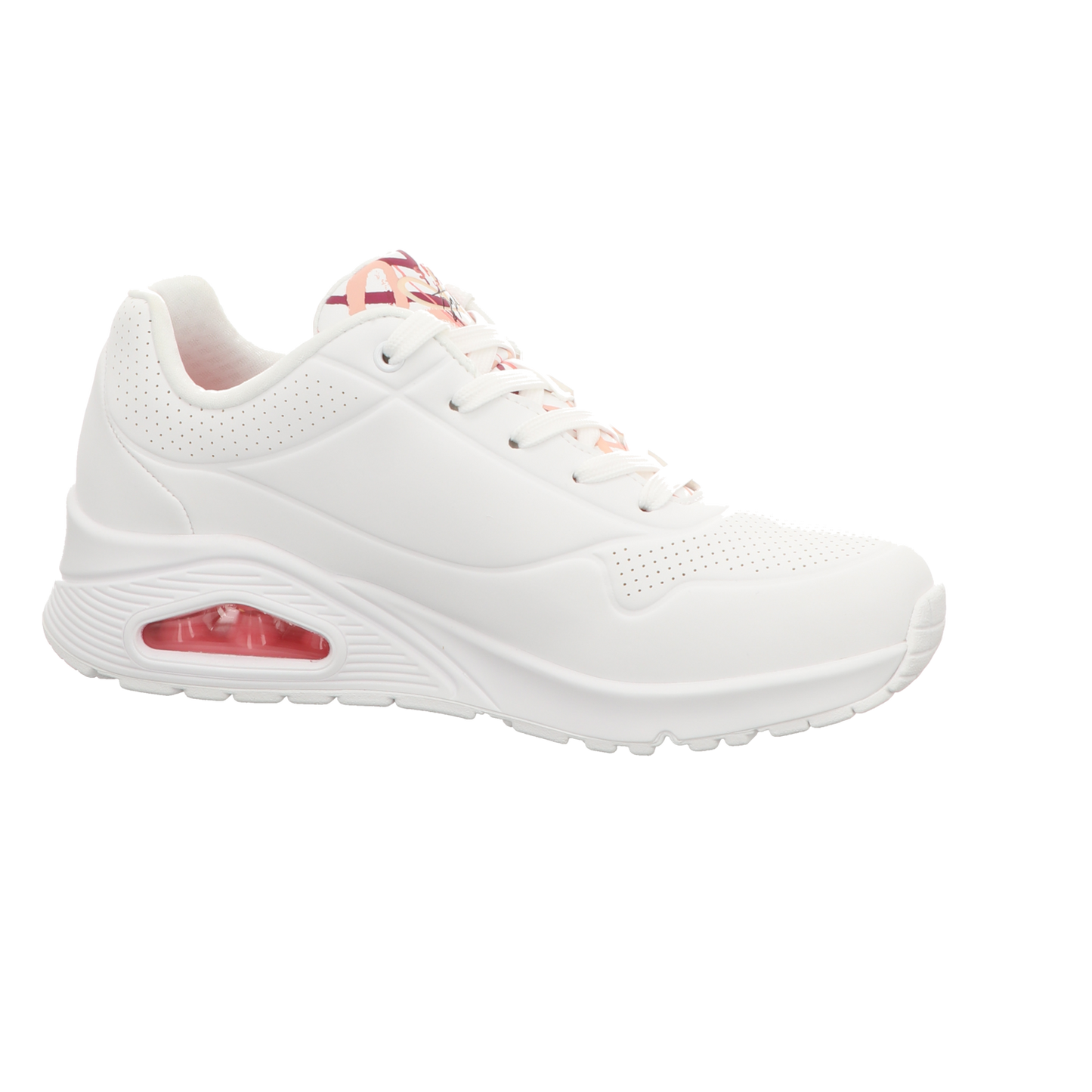 Skechers Damen Schnürschuh Uno-Goldcrown in weiss