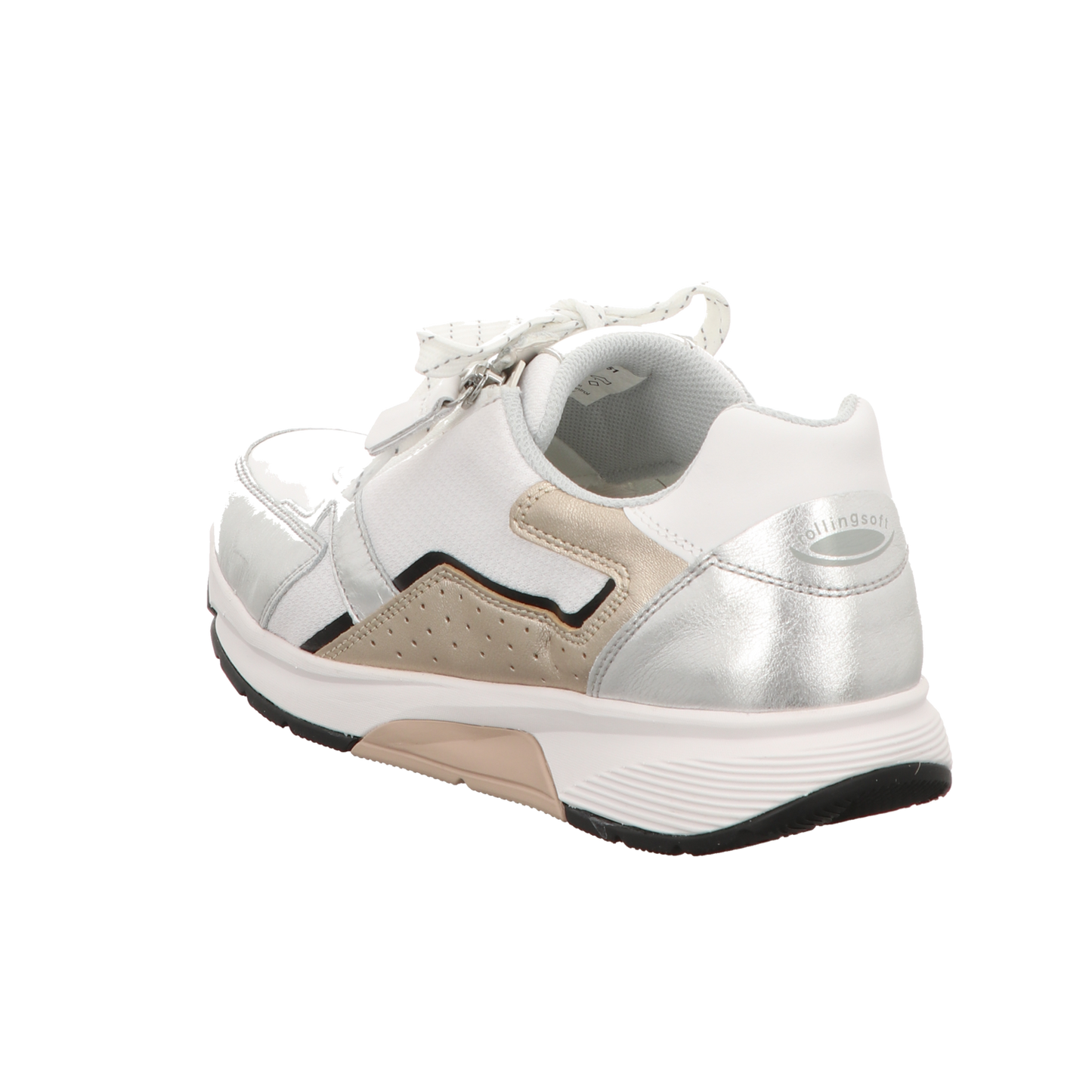 Gabor Damen Schnürschuh bequem  in weiss