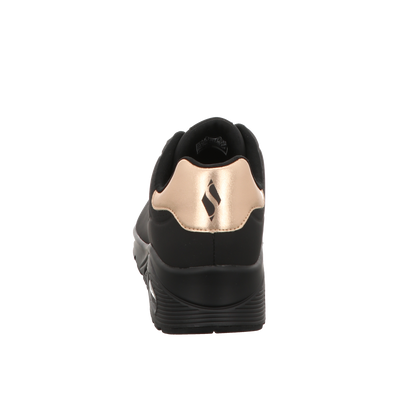 Skechers Damen Slipper Uno-Shimmer Away in schwarz