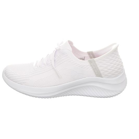 Skechers Damen Slipper Slip Ins Ultra Flex 3:0 in weiss