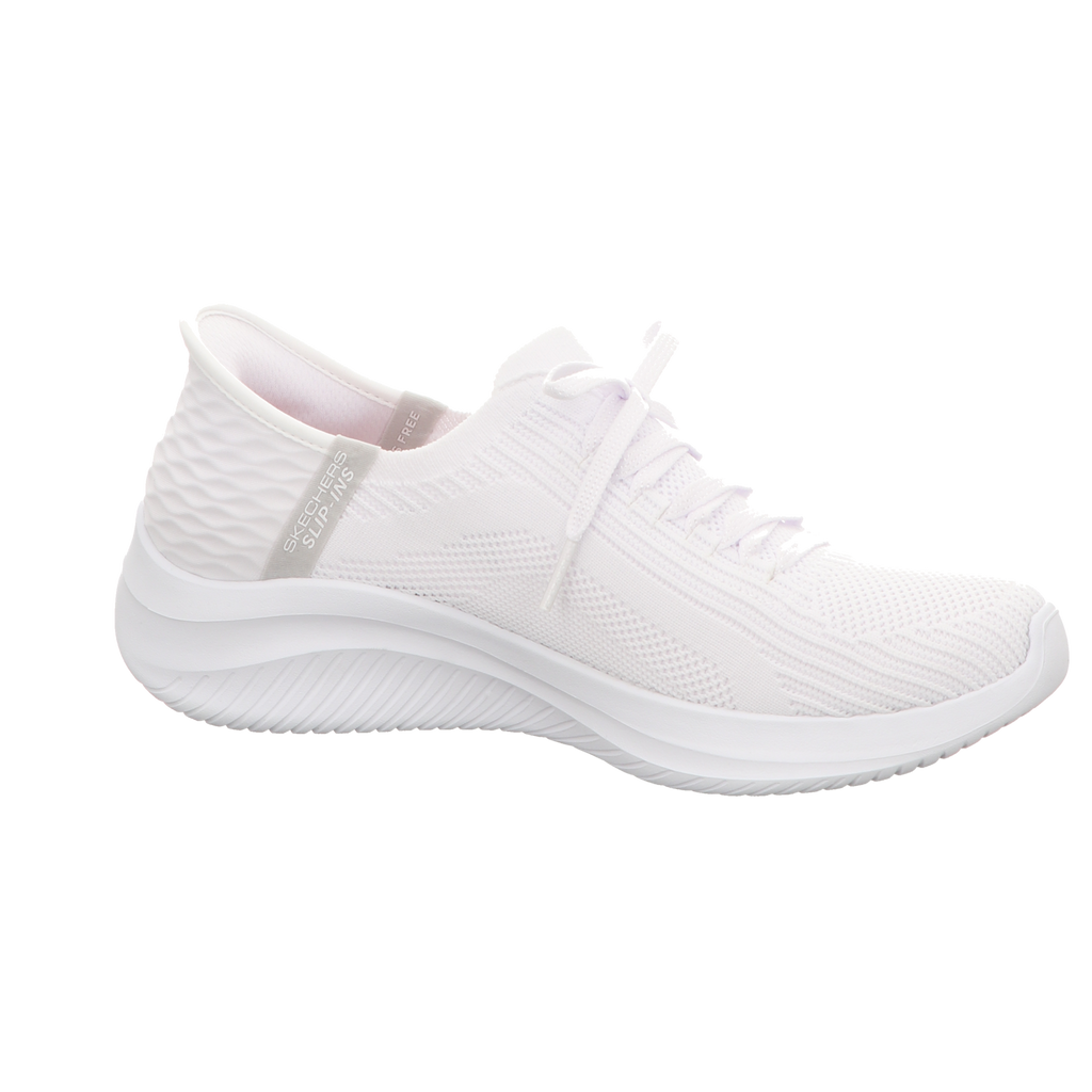 Skechers Damen Slipper Slip Ins Ultra Flex 3:0 in weiss