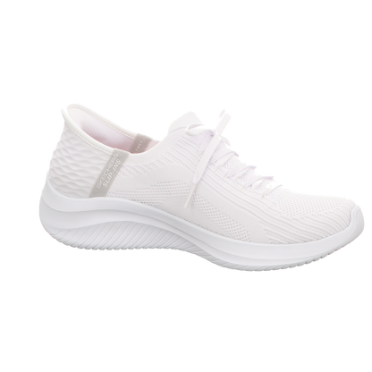 Skechers Damen Slipper Slip Ins Ultra Flex 3:0 in weiss