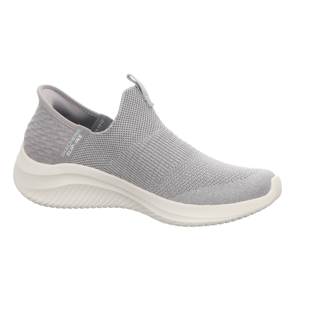 Skechers Damen Slipper Slip Ins Ultra Flex 3.0 in grau