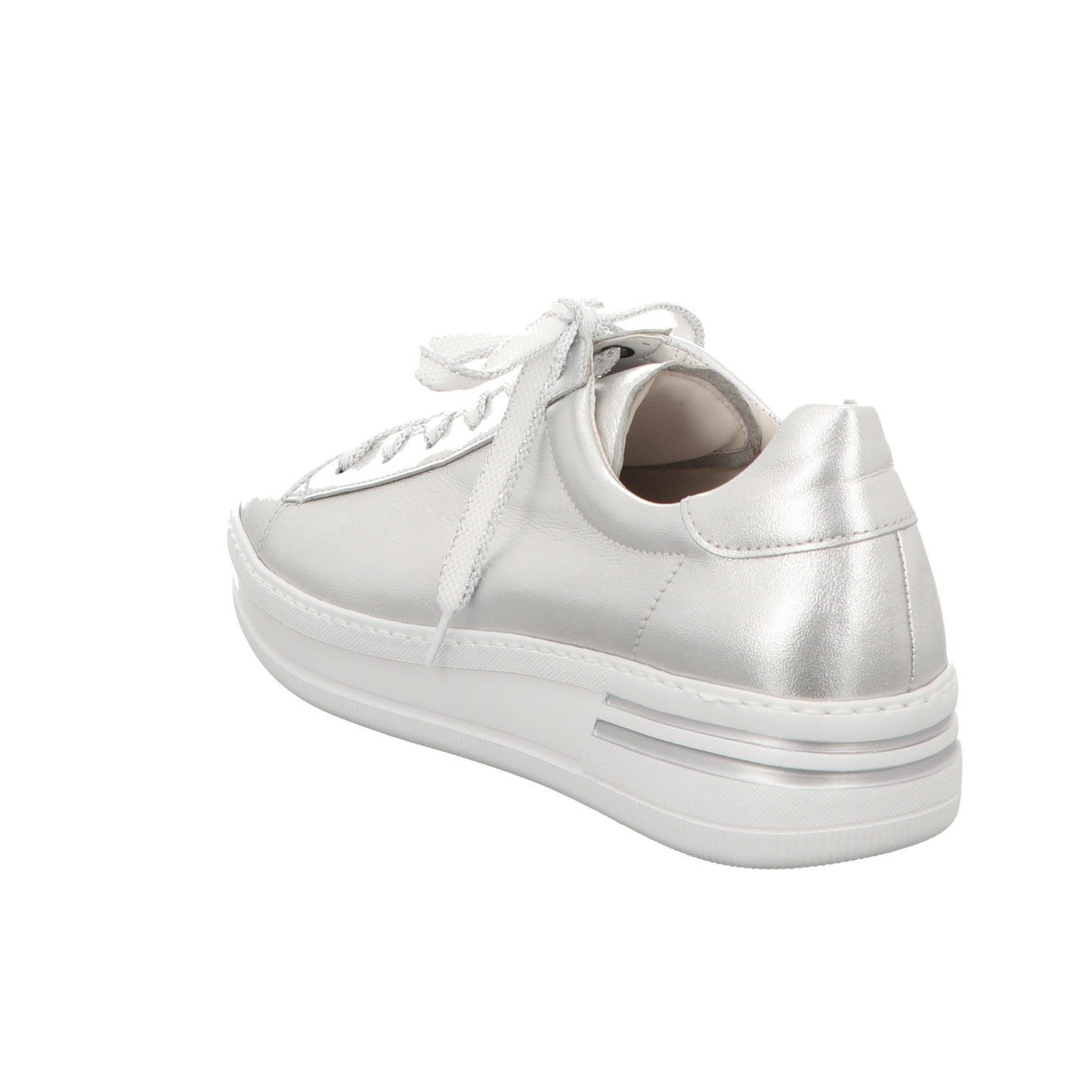 Gabor Damen Schnürschuh Florenz in silber