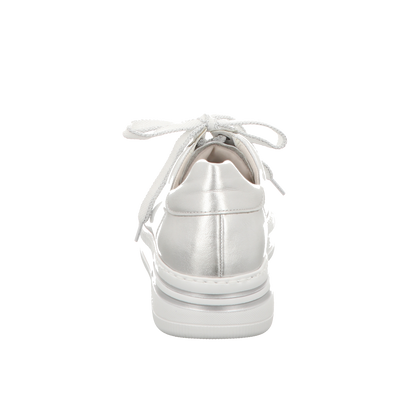 Gabor Damen Schnürschuh Florenz in silber