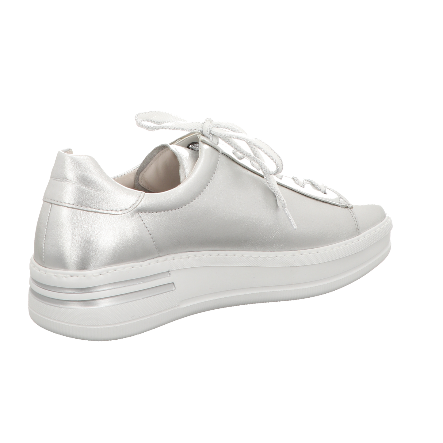 Gabor Damen Schnürschuh Florenz in silber