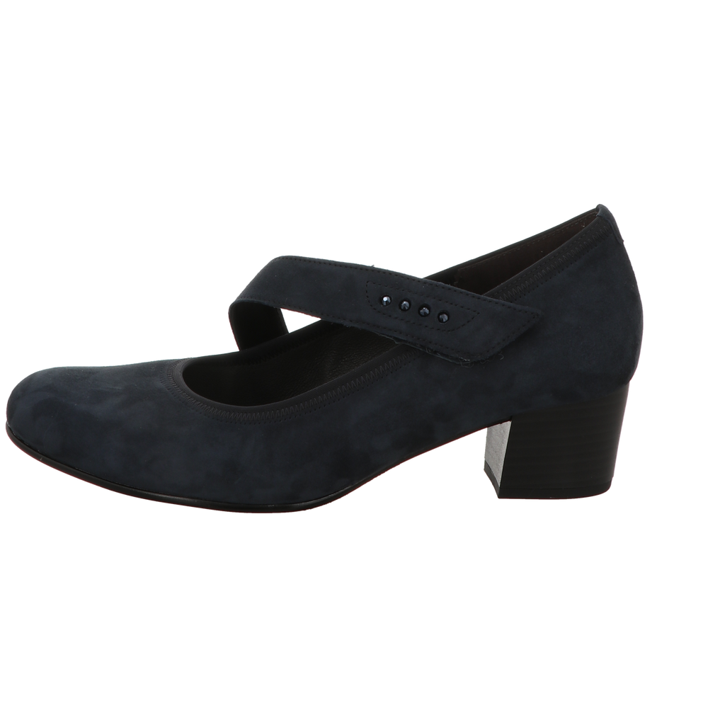 Gabor Damen Pumps bequem Palma in dunkelblau