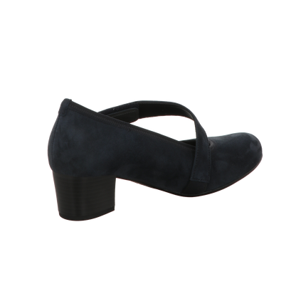 Gabor Damen Pumps bequem Palma in dunkelblau