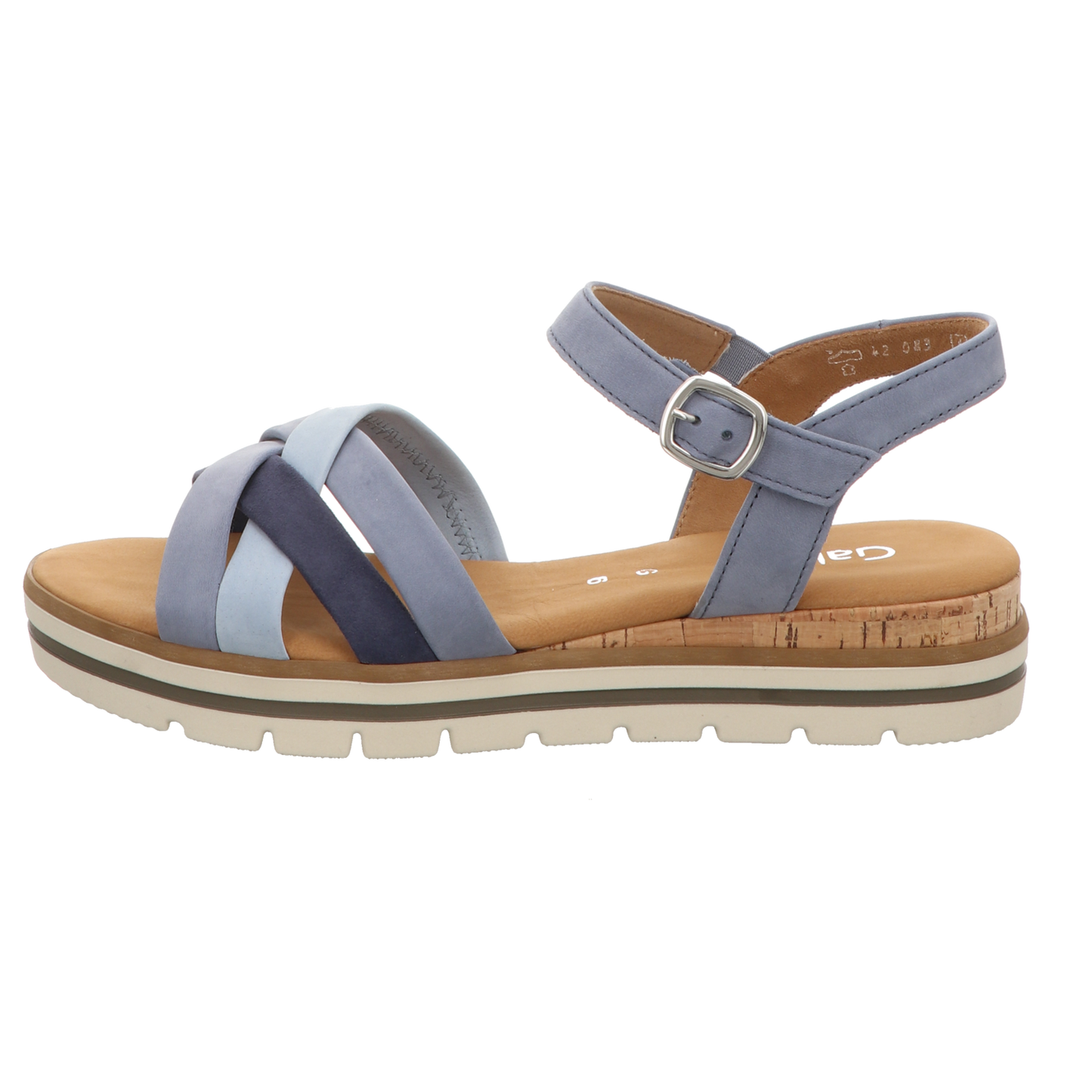 Gabor Damen Sandalette Rhodos in blau