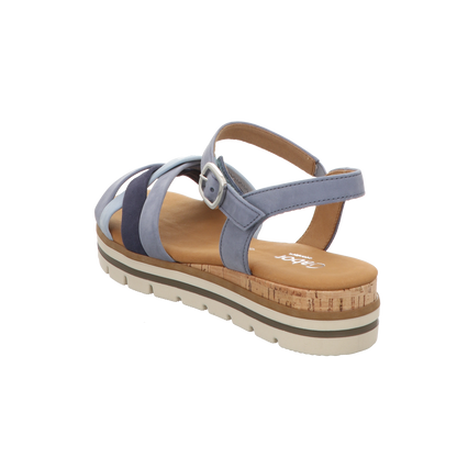 Gabor Damen Sandalette Rhodos in blau