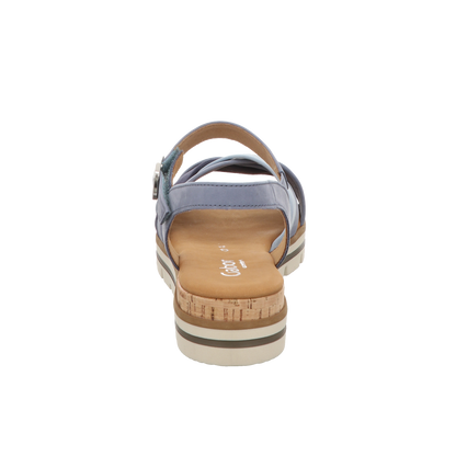 Gabor Damen Sandalette Rhodos in blau