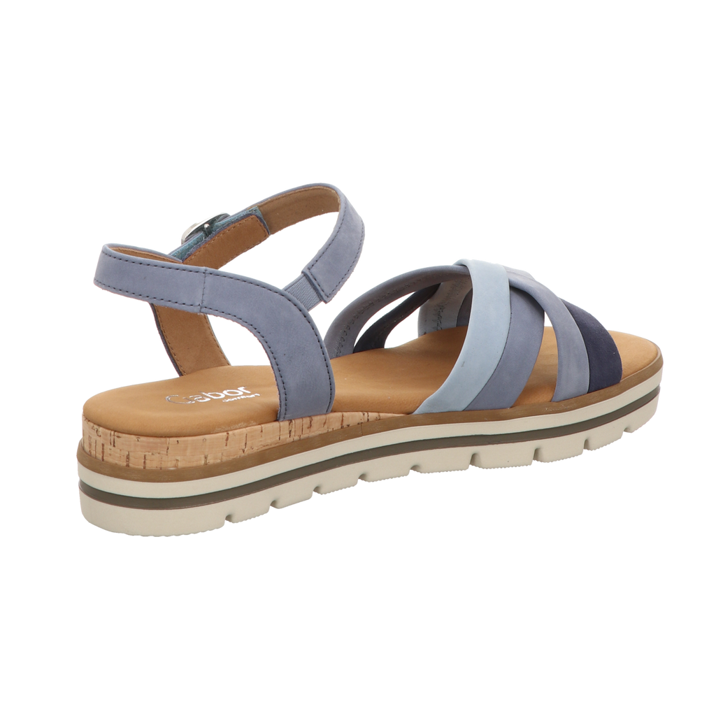 Gabor Damen Sandalette Rhodos in blau