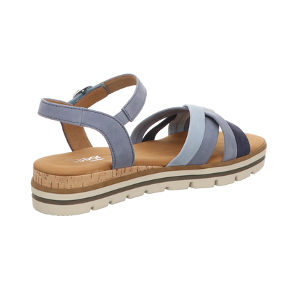 Gabor Damen Sandalette Rhodos in blau