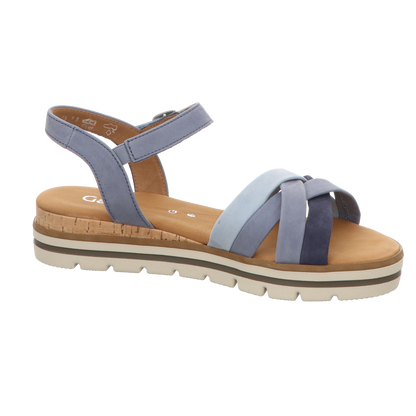 Gabor Damen Sandalette Rhodos in blau