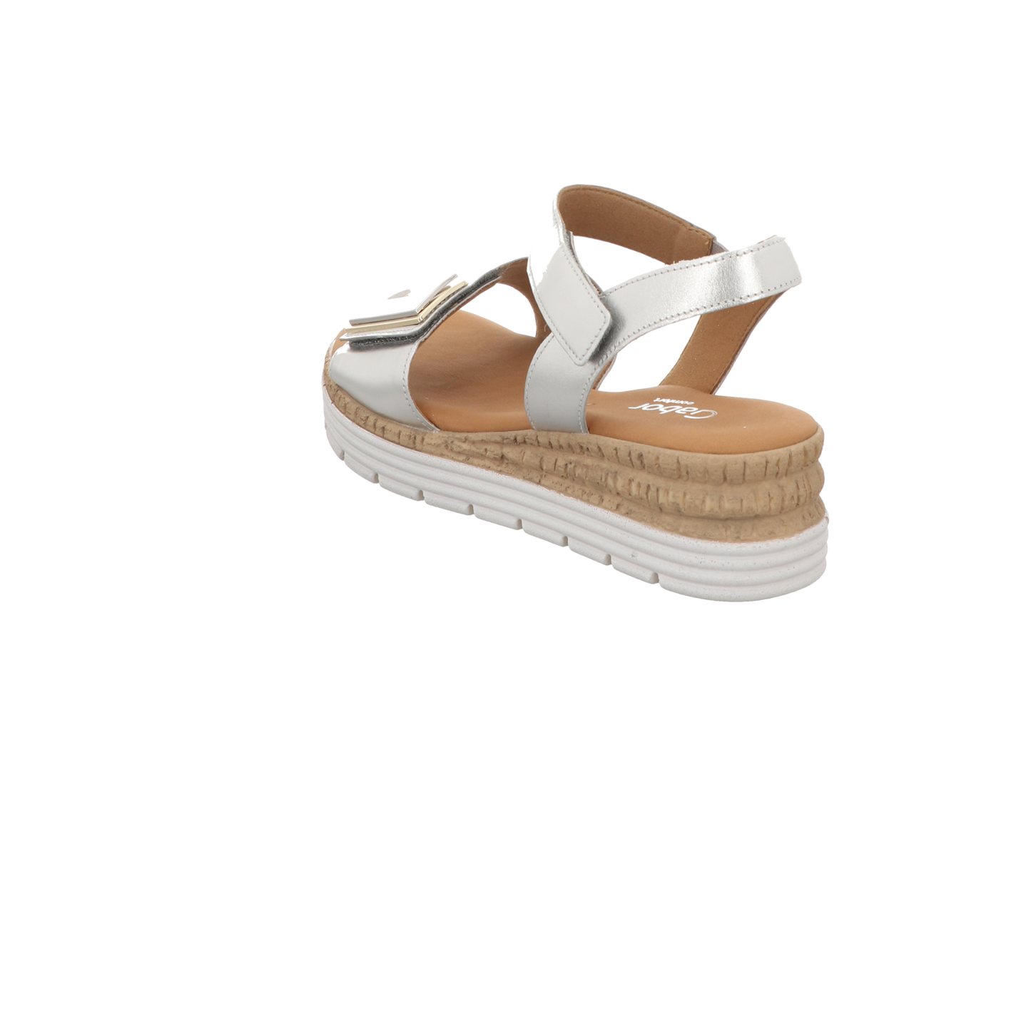 Gabor Damen Sandalette Genua in silber