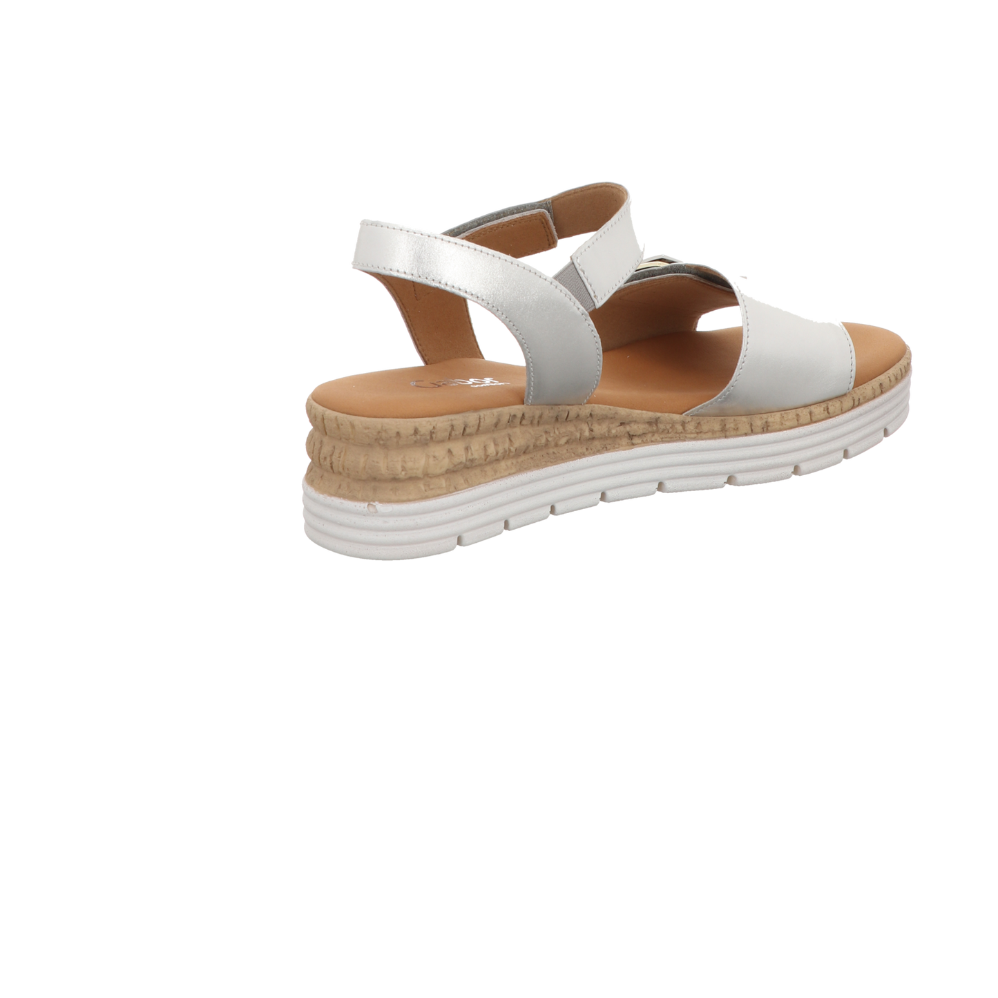 Gabor Damen Sandalette Genua in silber