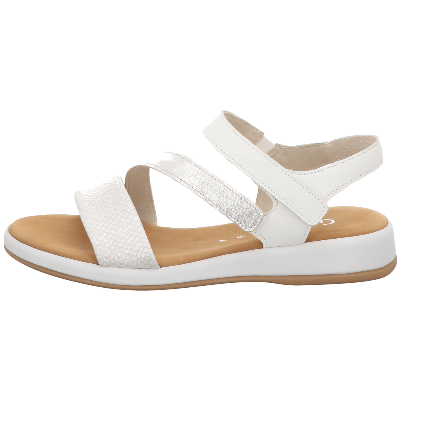 Gabor Damen Sandalette Rhodos in silber