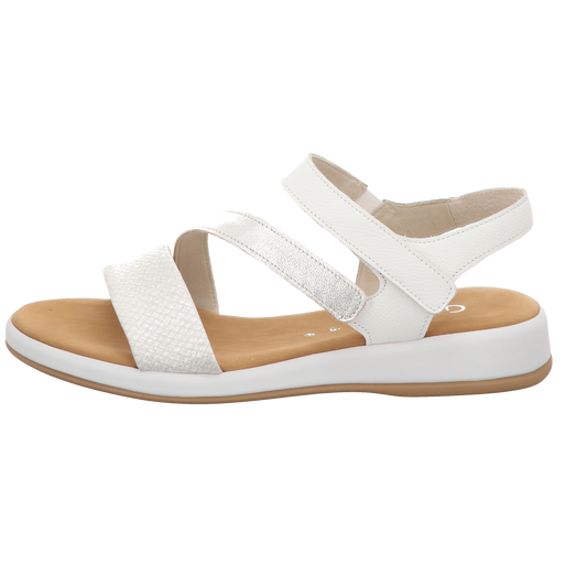 Gabor Damen Sandalette Rhodos in silber