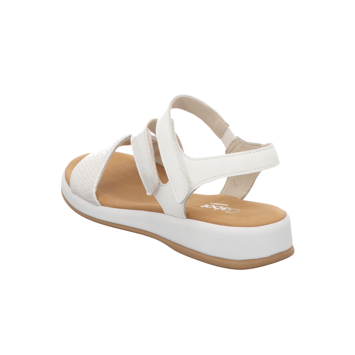 Gabor Damen Sandalette Rhodos in silber