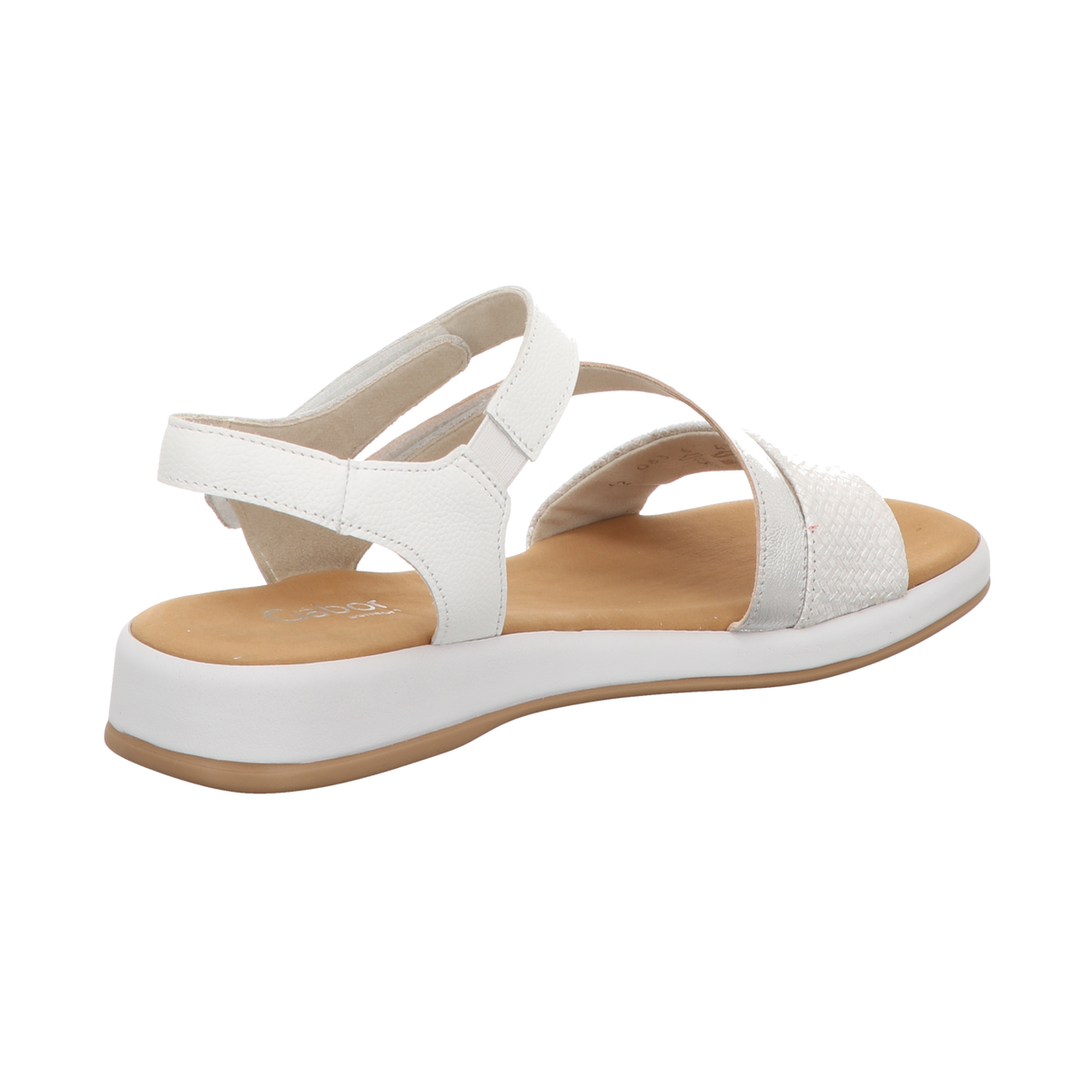 Gabor Damen Sandalette Rhodos in silber