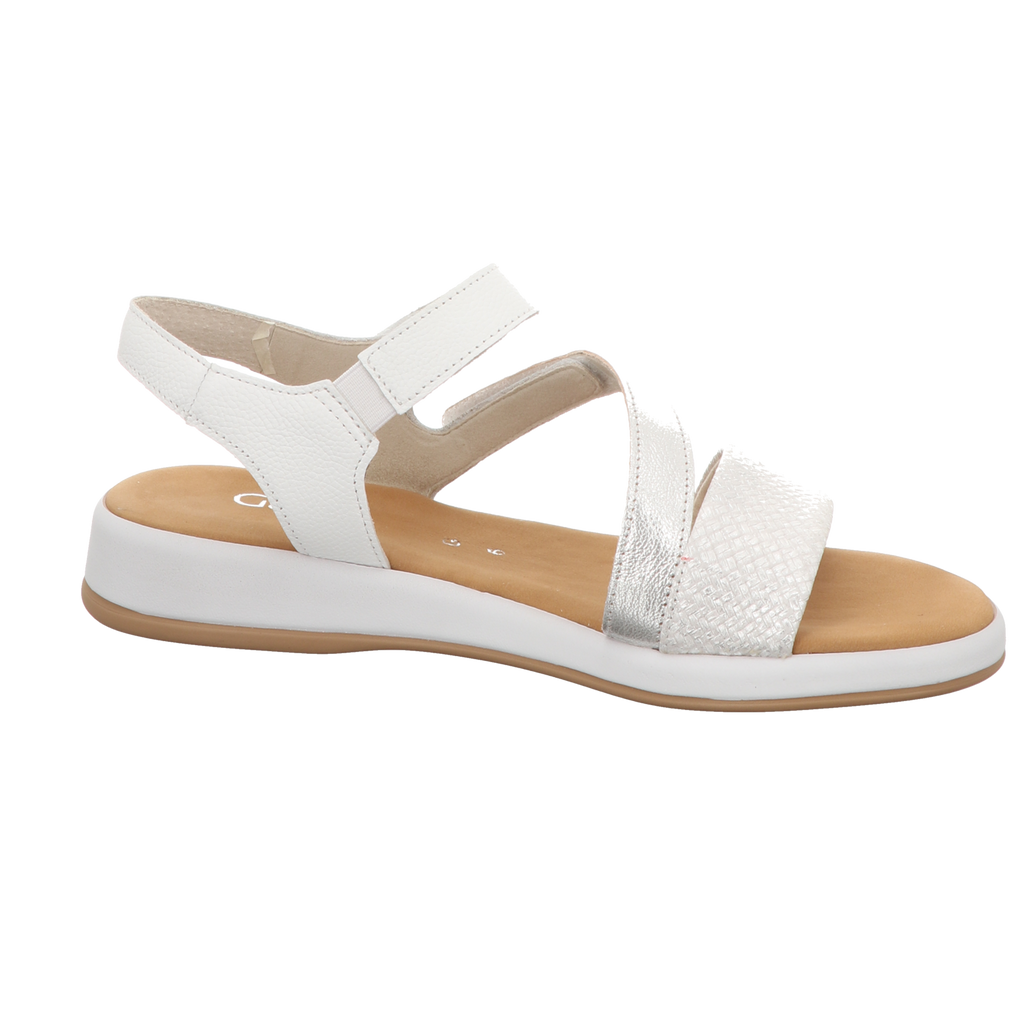 Gabor Damen Sandalette Rhodos in silber