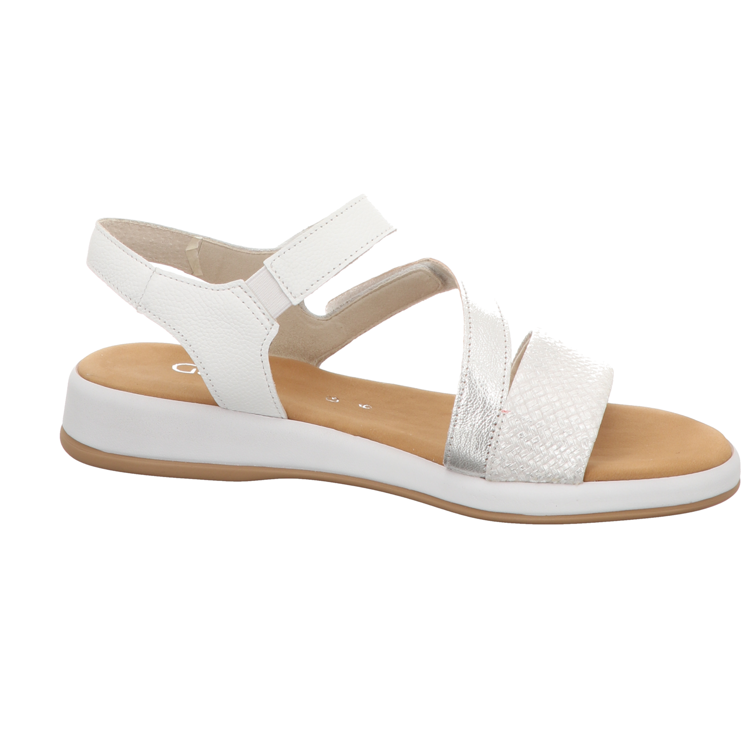 Gabor Damen Sandalette Rhodos in silber